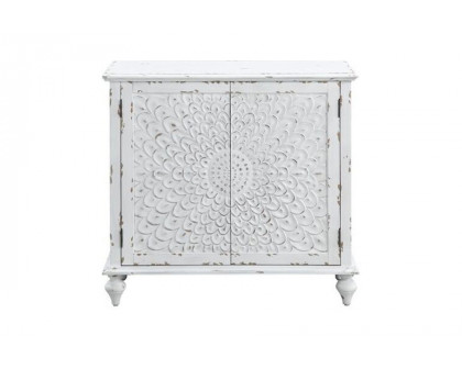 ACME - Daray Console Cabinet in Antique White