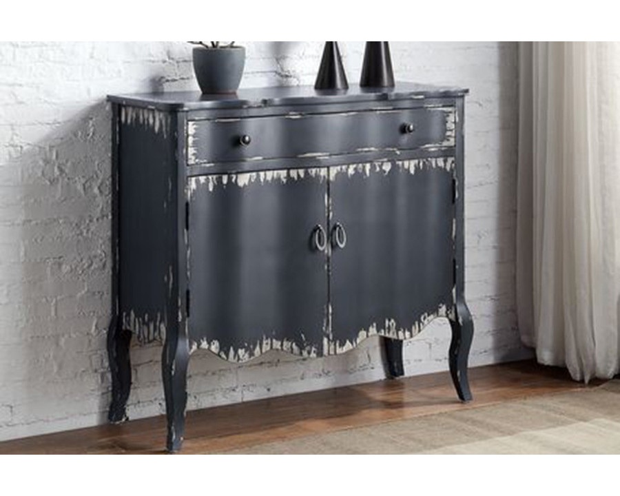 ACME - Deianira Console Cabinet in Antique Gray