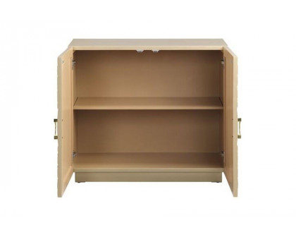 ACME - Ellette Console Cabinet in Gold