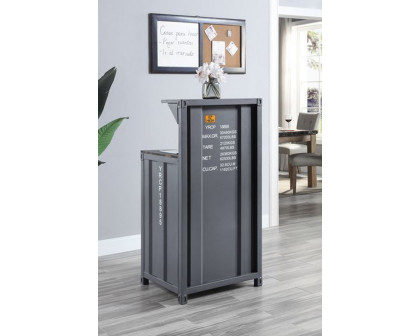 ACME Cargo Reception Desk - Gunmetal Finish