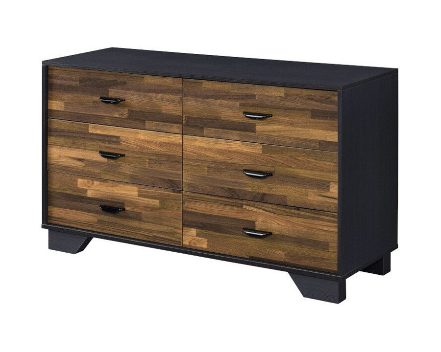 ACME - Eos Dresser in Walnut/Black