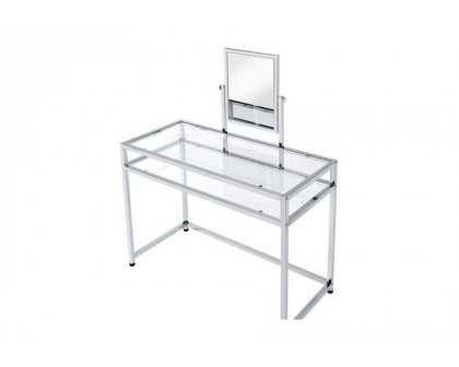 ACME - Coleen Vanity Set in Chrome