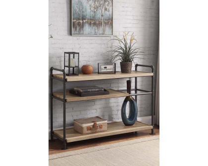 ACME - Brantley Bookshelf in Oak/Sandy Black (AC00756)