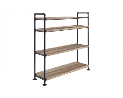 ACME Brantley Bookshelf - Oak/Sandy Black (AC00757)