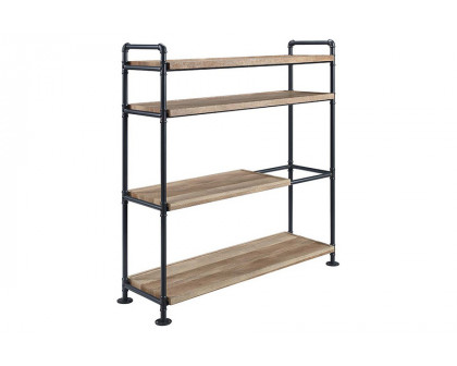 ACME Brantley Bookshelf - Oak/Sandy Black (AC00757)