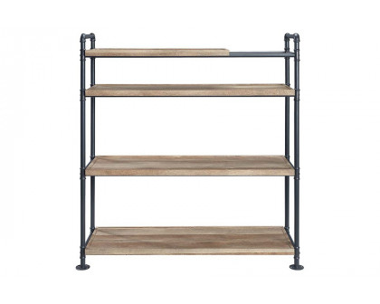 ACME Brantley Bookshelf - Oak/Sandy Black (AC00757)