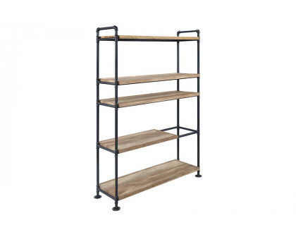 ACME - Brantley Bookshelf in Oak/Sandy Black (AC00758)