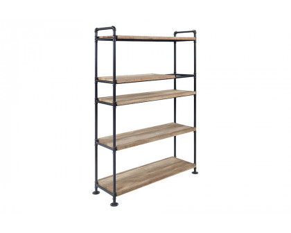 ACME - Brantley Bookshelf in Oak/Sandy Black (AC00758)