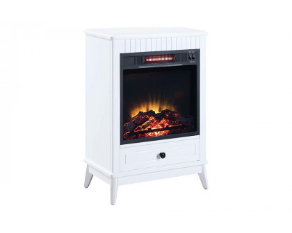 ACME Hamish Fireplace - White Finish