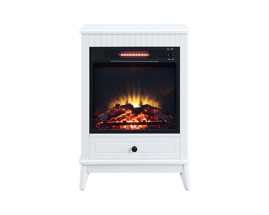 ACME Hamish Fireplace - White Finish