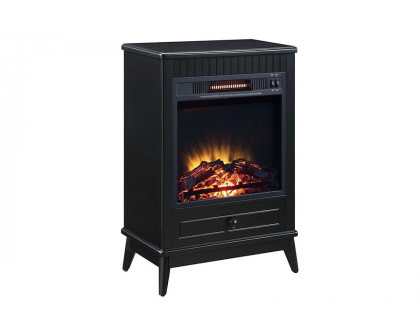 ACME Hamish Fireplace - Black Finish