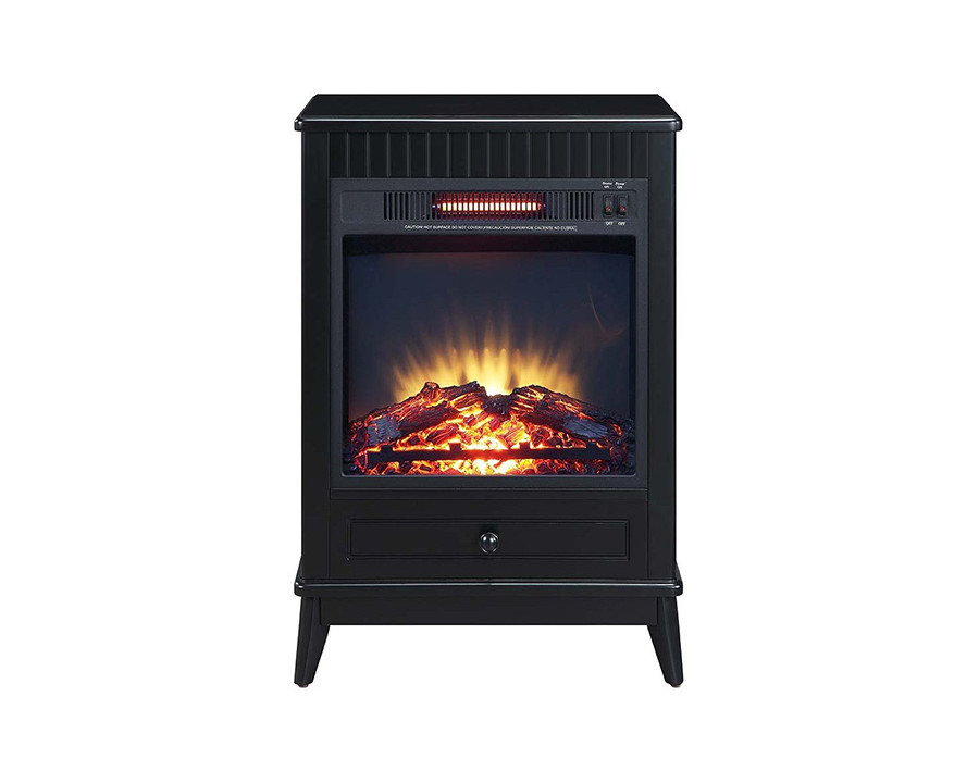 ACME Hamish Fireplace - Black Finish