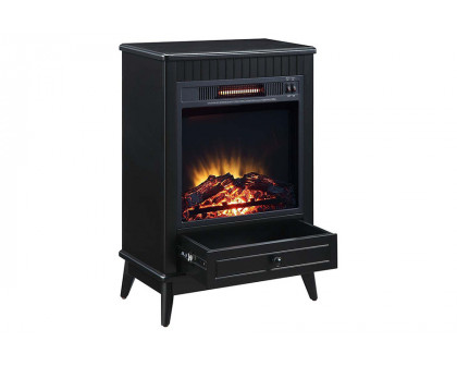 ACME Hamish Fireplace - Black Finish