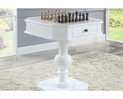 ACME Galini Game Table - White Finish