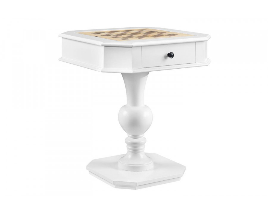 ACME Galini Game Table - White Finish