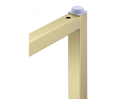 ACME - Coleen Vanity Desk (Same 92312) in White/Brass