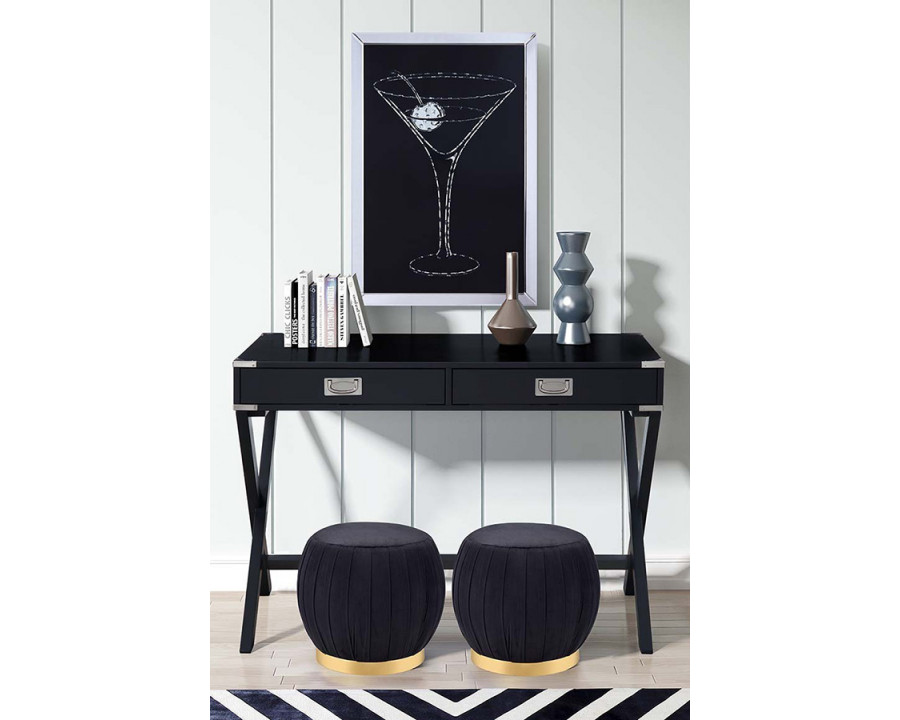 ACME Amenia Console Table - Black Finish