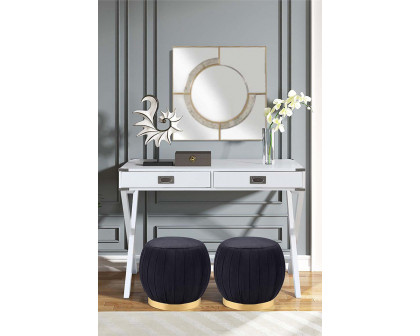 ACME Amenia Console Table - White Finish