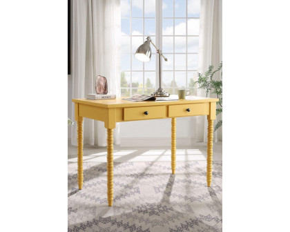 ACME Altmar Console Table - Yellow Finish