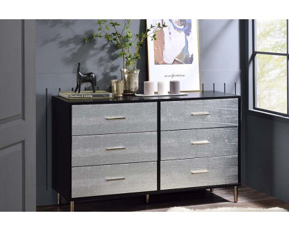 ACME Myles Dresser - Silver and Gold Finish