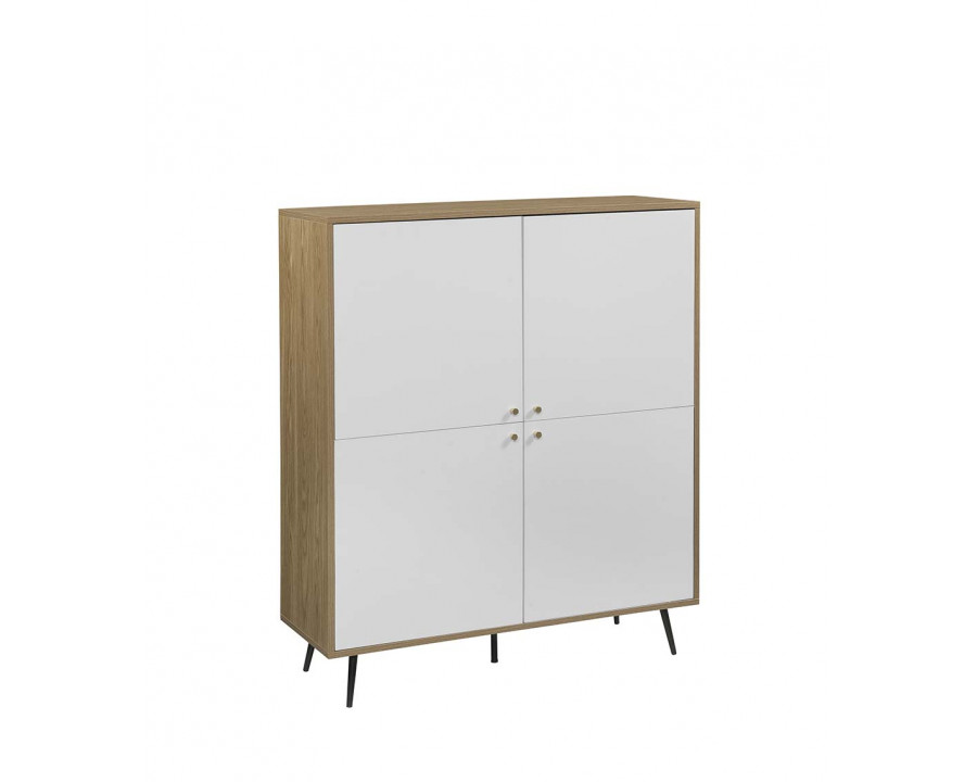 ACME Gencho Cabinet - White/Oak