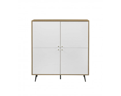 ACME Gencho Cabinet - White/Oak