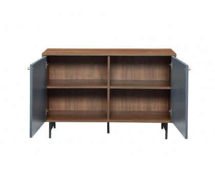 ACME Gencho Console Table - Gray/Walnut