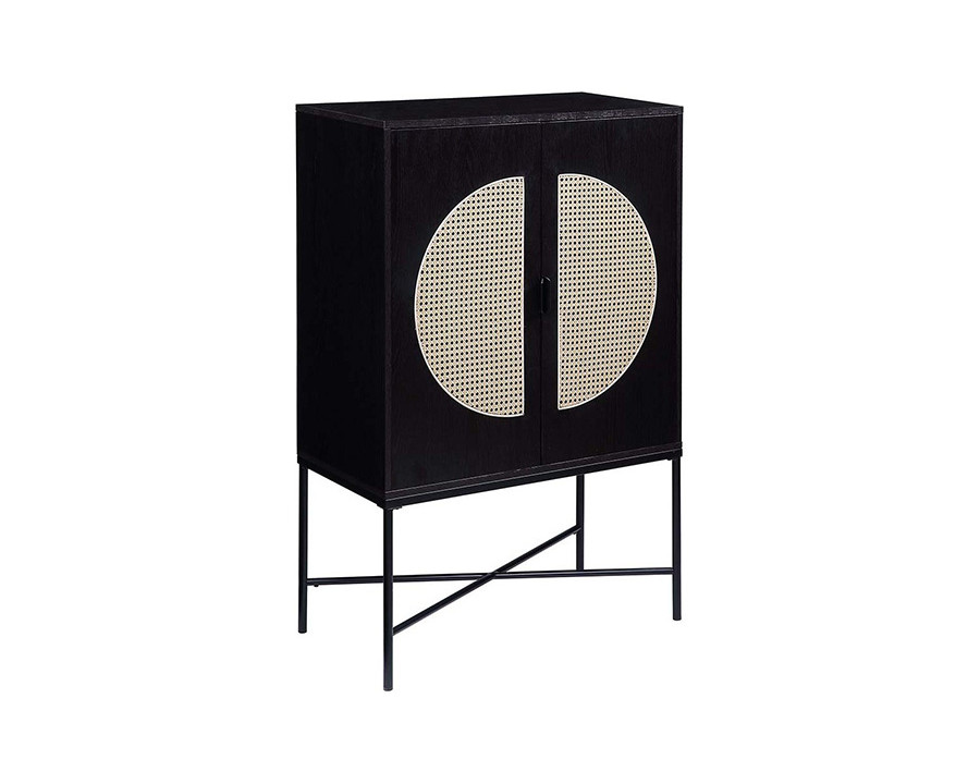 ACME - Colson Wine Cabinet in Black