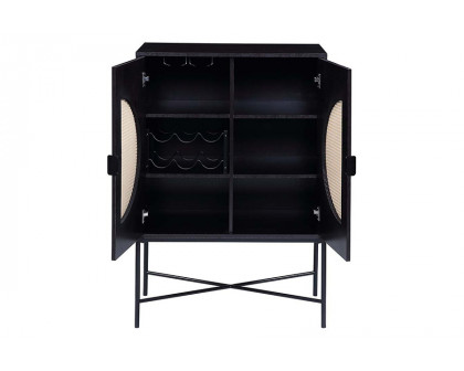 ACME - Colson Wine Cabinet in Black