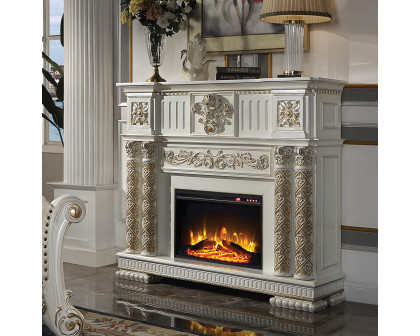 ACME Vendome Fireplace - Antique Pearl