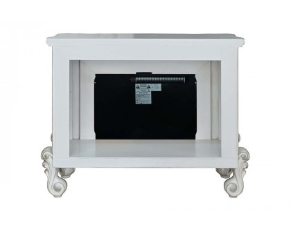 ACME Versailles Fireplace - Bone White Finish