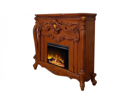 ACME Picardy Fireplace - Honey Oak Finish