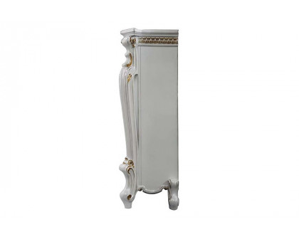 ACME Picardy Fireplace - Antique Pearl Finish