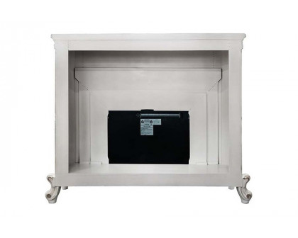 ACME Picardy Fireplace - Antique Pearl Finish