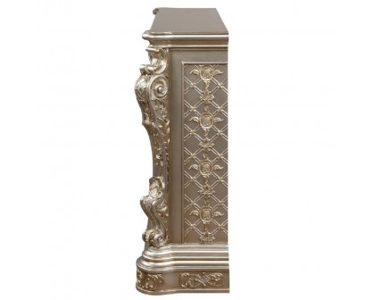 ACME - Danae Fireplace in Antique Silver