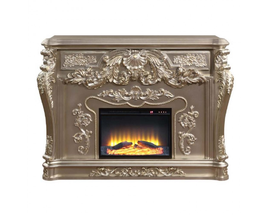 ACME - Sorina Fireplace in Antique Silver