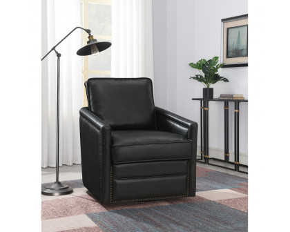 ACME™ Rocha Swivel Chair with Glider - Black