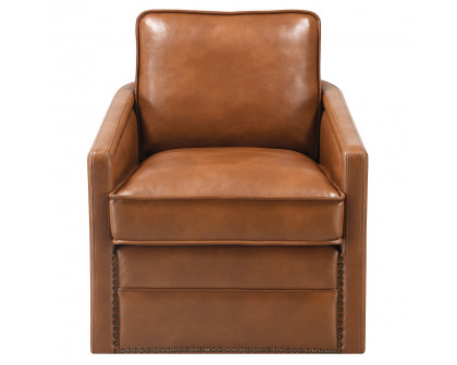 ACME™ Rocha Swivel Chair with Glider - Brown