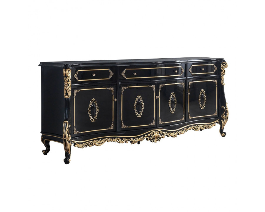 ACME - Betria Console Cabinet in Gold/Black