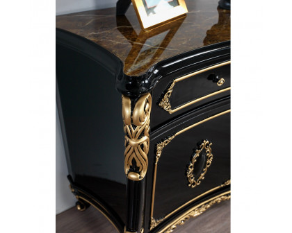 ACME - Betria Console Cabinet in Gold/Black