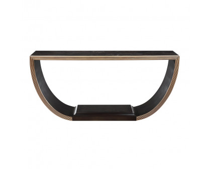 ACME Maceo Console Table - Black/Gold