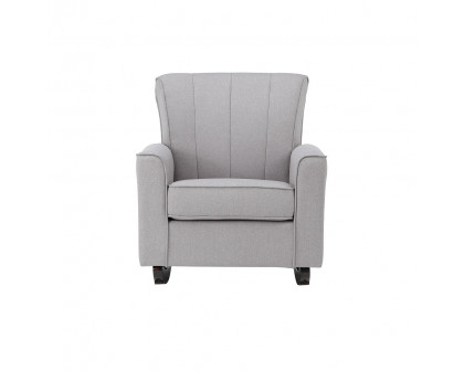 ACME Denzell Rocking Chair - Light Gray Linen