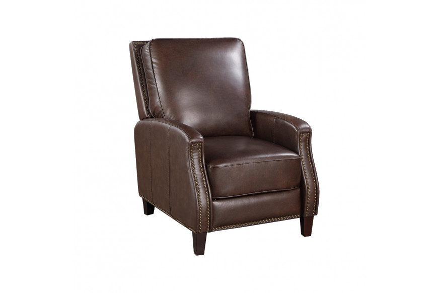 ACME™ Venice Accent Chair with Footrest - Dark Brown