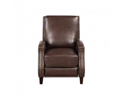 ACME™ Venice Accent Chair with Footrest - Dark Brown