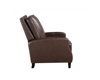 ACME™ Venice Accent Chair with Footrest - Dark Brown