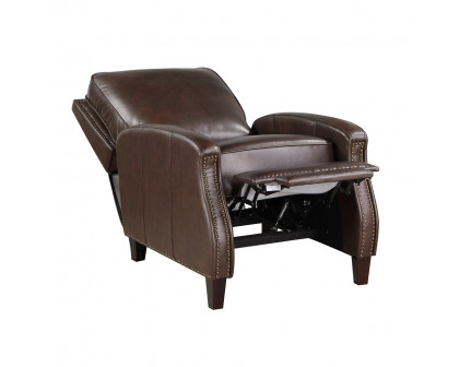 ACME™ Venice Accent Chair with Footrest - Dark Brown