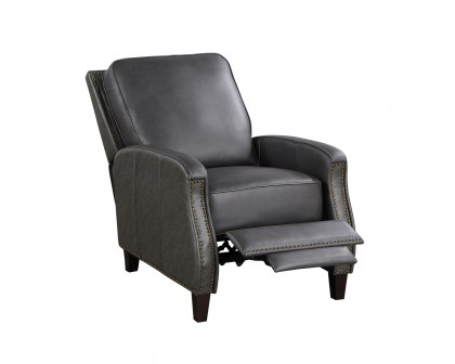 ACME™ Venice Accent Chair with Footrest - Dark Gray