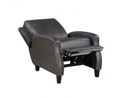 ACME™ Venice Accent Chair with Footrest - Dark Gray