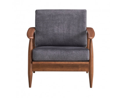 ACME - Alisa Accent Chair in Charcoal Brown