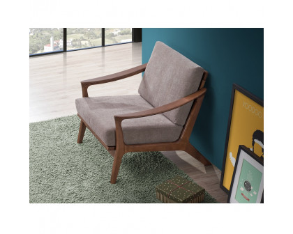 ACME™ Lide Accent Chair - Light Brown Brown